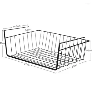 Cucina deposito 2 pezzi sotto il filo del cesto e la griglia per l'organizzatore dispensa dell'armadio dell'armadio