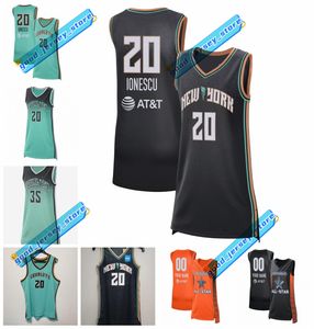 20 Sabrina Ionescu Männer Jugend Neue Frauen Basketball York Liberty Jersey 30 Breanna Stewart 35 Jonquel Jones 23 Marine Johannes 22 Courtney Vandersloot Betnijah Laney