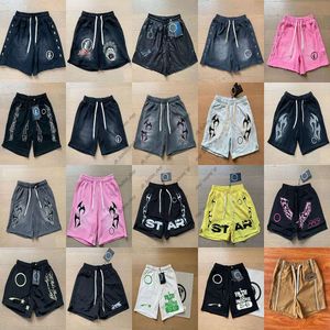 Hell Short Star Mens Womens Shorts Designer Sports Shorts Man Short Swim Shorts Womens Kort av hög kvalitet Y2K Trendy High Street Short Set Size HellStart Short 835