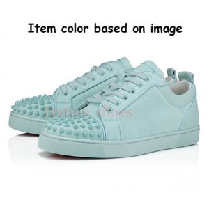 In rotem Kleid Italien Bottoms Casual Schuhe Plattform Paris Designer Sneakers Vintage Männer Frauen Spikes Low Top Leder Reds Einzelmarke Bottom Slates mit Box S 910