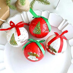 Party Supplies 2Pcs Nordic Style Hanging Decor Foam Decoration Christmas Ball Sticker Car Pattern Various Creative Fashion Exquisite