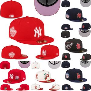 Wholesale Baseball for Men Designer Hat All Team Embroidery Logo Sport World Patched Full Closed stitched hats sizes 7-8 mix order