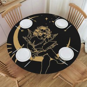 Tkanina stołowa rozmywa się autorstwa Moonlight Angel w księżycu okrąg