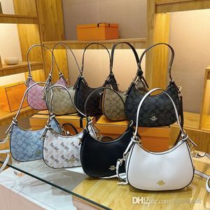 Kvinnor 2024 Ny Crescent Hobo Bag Designer Fashion Half Moon Underarm Väskor Simple Shoulder Bag Pendare Versatile Casual Handväska