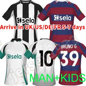 2024 2025 Home Away Soccer Jerseys Bruno G. Joelinton 24 25 3rd Tonali Isak United Fãs Maximin Wilson Almiron Football Shirt Man Kit Kit Jersey