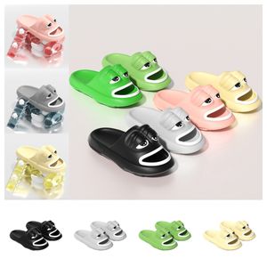 2024 New top Luxury Designer Ugly Cute Funny Frog Slippers men women sandals Wearing Summer grey black Thick Sole and High EVA Anti Beach Shoes