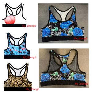 Women's Sports Bra Print Multicolor- Sports Bras for Women with Breathable Microfiber Fabric