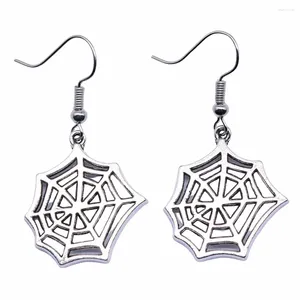 Dangle Earrings 1Pair Spider Web Male Earring Ornaments Jewelry and Accessoriesかわいいフックサイズ18x19mm