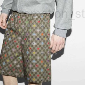 Herrens avslappnade skjortor Designer 2024 Spring/Summer Classic Full Print Cartoon Printed Shirt Shorts Fashion and Women's Set Blli