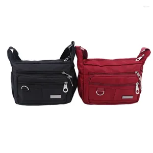 Bag Fashion Chegada Shouder Crossbag for Women 2024 Crossbody Nylon Red/Black