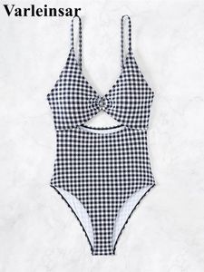 Kobiety w kąpieli swizyjnej S - XL V SCICK Wycięte w wydrukowaniu jednoczęściowy strój kąpielowy Kobieta żeńska lampart na kączanie Kąpiec Kąpiec Swim Swim V5365