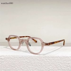 James Tart 485 Optyczne okulary dla unisex retro w stylu retro anty-blasku Light Lens Plate Owalne okulary ramy z pudełkiem