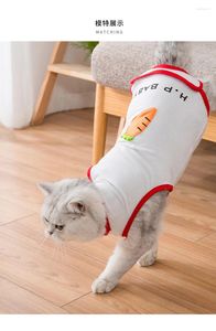 Dog Apparel Cat Clothes Carrot Jumpsuits Dogs Cartoon Clothing Pet Soft Cotton Physiological Pants Kawaii Spring Summer Party Wholesale