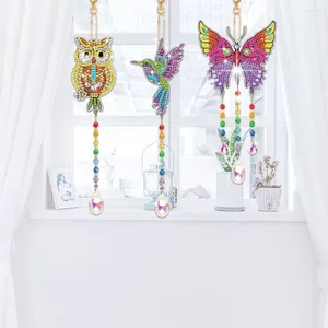 Figurine decorative regalo interno e all'aperto per bambini Acrilico Cambuco di vento 5D Dranaggio diamante