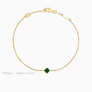 1 Mini Notif Van Clover Bracelets Four Leaf Jewelry Bangle Gold para homens homens da cadeia de jóias elegantes 12 cores 361