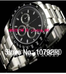 Mężczyźni Watch Automatic ETA 4130 Ruch 116520 Black Dial Chronograph Working Men039s Watchs Watches6363171