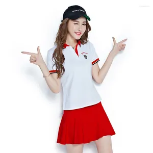 Work Dresses Sporty Women Two 2 Piece Outfits Set Polo Shirt And Pleated Skirts Jogger Fashion Sweatsuit Matching Active Tracksuit