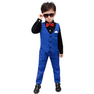 Suits Boys Burgundy Short Suits Vest Set Slim Fit Ring Bearer Suit For Boys Brand Formal Classic Costume Wedding Birthday Party Gift