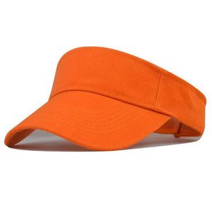 Neue Polyester Hollow Cap Beach Sun Hats Sport Hohlkappen Outdoor Outing Hats Female Männer Männer Sporthut Schnappbacks