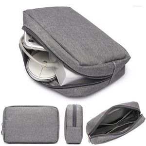 Storage Bags Travel Digital Accessories Organizer Case For Headphones Charger Mouse Portable Zipper USB Data Cable Bag