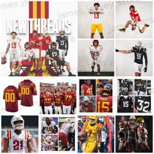 2024 Mens Novo estilo Custom Iowa State Cyclones Jersey Deylin Hasert Brendan Black Beau Freyler Jack Sadowsky v Gabe Burkle Ta'Shawn James Cam Smith T.J.Tampa