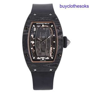 RM Mechanical Wrist Watch Series RM07-01 Kolfiber Titanium Metal Fashion Women's Watch