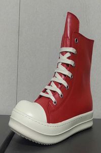 R O Boot Designer Luxury Hightop Shoes Men and Women Red Student Sheepes Beain Shoes Size 3545 Optival3768900