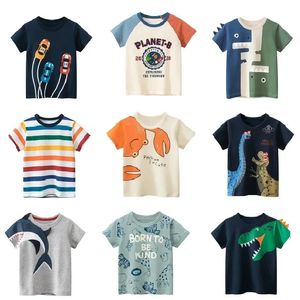 子供の半袖Tシャツ韓国版の子供服ボーイベイビーコットンティー29歳の夏の漫画トップ240510