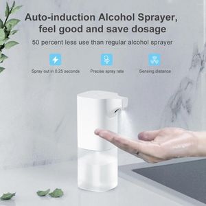 Dispensador de sabão líquido 350ml Tipo automático de spray Dispensadores sem toque com sensor de infravermelho para uso comercial doméstico