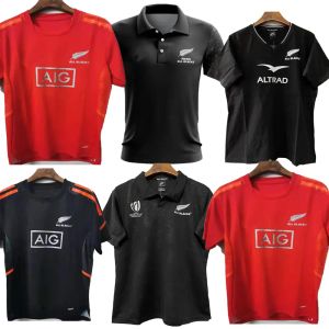 23 24 Tutte le maglie del Super Rugby Black New Jersey Zealand Fashion Sevens 22 23 24 Shirt Rugby Polo Maillot Camiseta Maglia Tops