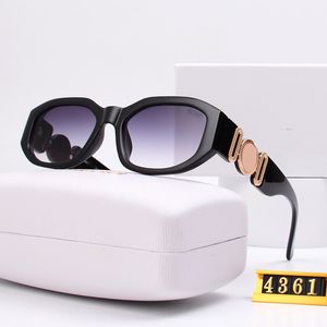 Sunglasses Fashion Glasses Oval Frame Designer for Sunglass Womens Anti-radiation UV400 Polarized Lenses Mens Retro Eyeglasses with Original with Box