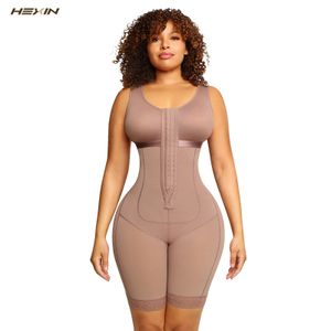 Fajas colombianas steg 2 för kvinnor postpartum bul BBL postoperativ bodysuit Shapewear fajas korsett bantning body shaper 240430