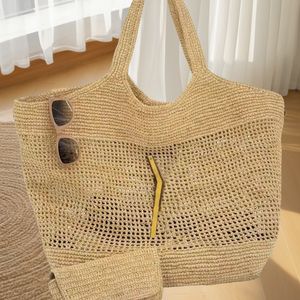 designer bag beach bag tote bag luxury handbag hand-embroidered straw bag large capacity totes shopping bag summer high quality bagdesigner for woman