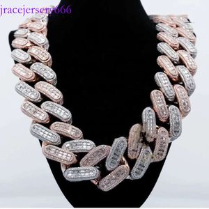 pendant cuban link moissanite chain Necklaces Iced Out Pass Diamond Tester Sterling Sier Necklace Vvs Moissanite necklace chains for men