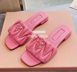 Designer New Womens Slippers Sandals Flat Sandals Summer Shops Shoes Comfort Shoes Walking Seaside Flip-Flops 35-40