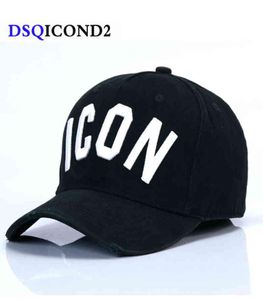 DSQD2 Brand DSQ Casquette Hats Solid Pattern Letters Dad Hip Hop Baseball Capback for WO8346271