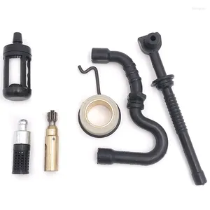 Piastre decorative pompa olio ingranaggi kit di tubi del filtro per il carburante per 180 170 ms180 ms170 018 017 parti di motoseghe 11236407102