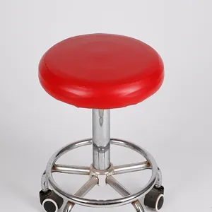 Coperture per sedie in pelle rotonda copertura rotonda per pompa impermeabile sgabello anti-poltino protettore salone cuscinetto maniche