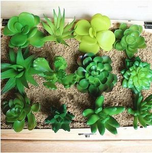 装飾的な花ザッカシミュレーションオフィスミニポット植物緑の多肉植物DIYホームフェアリーガーデンデコレーションサプライ20％/ロット