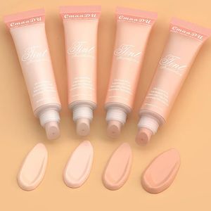 4 Colors Liquid Foundation High Coverage Makeup Base Cream Lasting Concealer BB Matte Finish Waterproof Face Corrector 240510