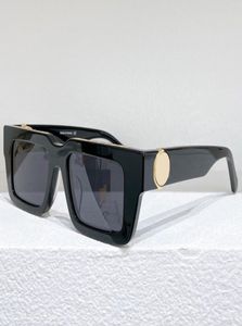 Erkek veya kadın kare güneş gözlükleri kalın siyah çerçeve Z1447E Moda trendi podyum gözlük açık sürüş gözlükleri UV koruma wi2155397