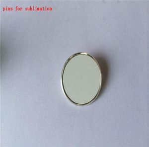 new style blank pins for sublimation pin brooch for heat tranfer printing blank women pins brooches DIY consumable material 07311388724