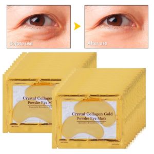 10st Crystal Collagen Gold Powder Eye Mask Anti-aging Dark Circles Acne Beauty Patches For Eye Skin Care Korean Cosmetics