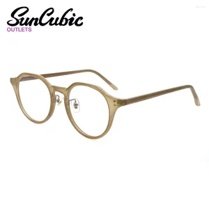 Sunglasses Frames TR2010 Eyeglasses Optical Glasses Acetate Women High Quality Frame Fashion Style Big Round Trend Classic Design Eyewear