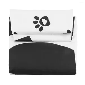 Sängkläder sätter hundmönster sängkudde täcke täcke täcke kudde täckning för hemuppsättning polyester