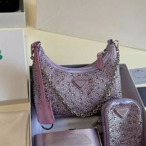 Kadın moda shinny toates çanta düğün akşam parti elmas bling boncuklar lüks tasarımcı tote çanta kadınlar beyaz siyah saplı çanta