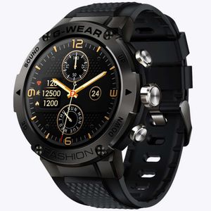 K28H Ring Smart Watch 360 * 360 Resolution IPS Bluetooth Ring hjärtfrekvens Blodtryck Blod Syre Watch