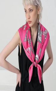 Kvinnor 100 Twill Silk Scarf Hijab Head Scarves For Hair Wrapping Ladies Perfect Gifts5138415