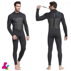 Women's Swimwear One-Piece Neoprene 1.5mm Diving Suit Winter Long Sleeve Men Wetsuit Prevent Jellyfish Snorkeling