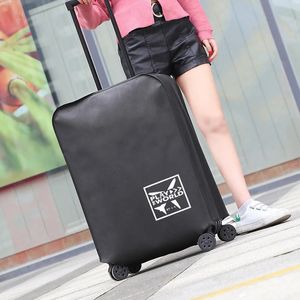 1個のPCS保護旅行用荷物スーツケース再利用可能なダストプルーフカバー屋外トレイブ用の取り外し可能なアンチパッチプロテクターケース240429